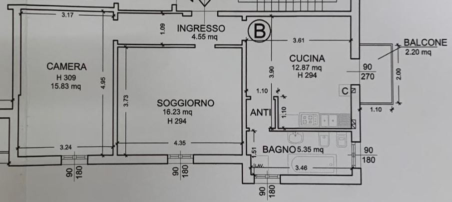 Affitto - Appartamento - Saragozza Fuori Porta - Bologna - € 950